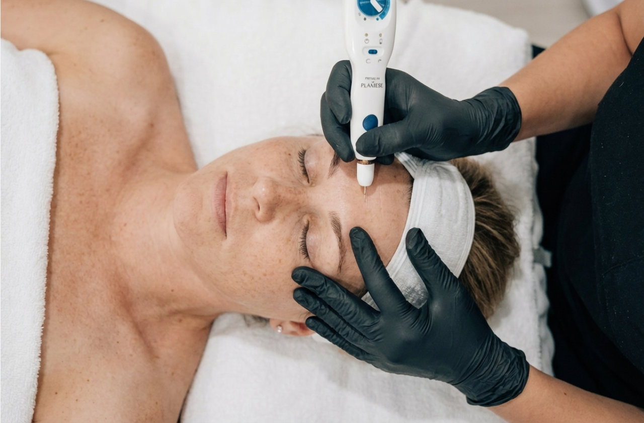 Skin tag removal with Plamere Plasma Pen