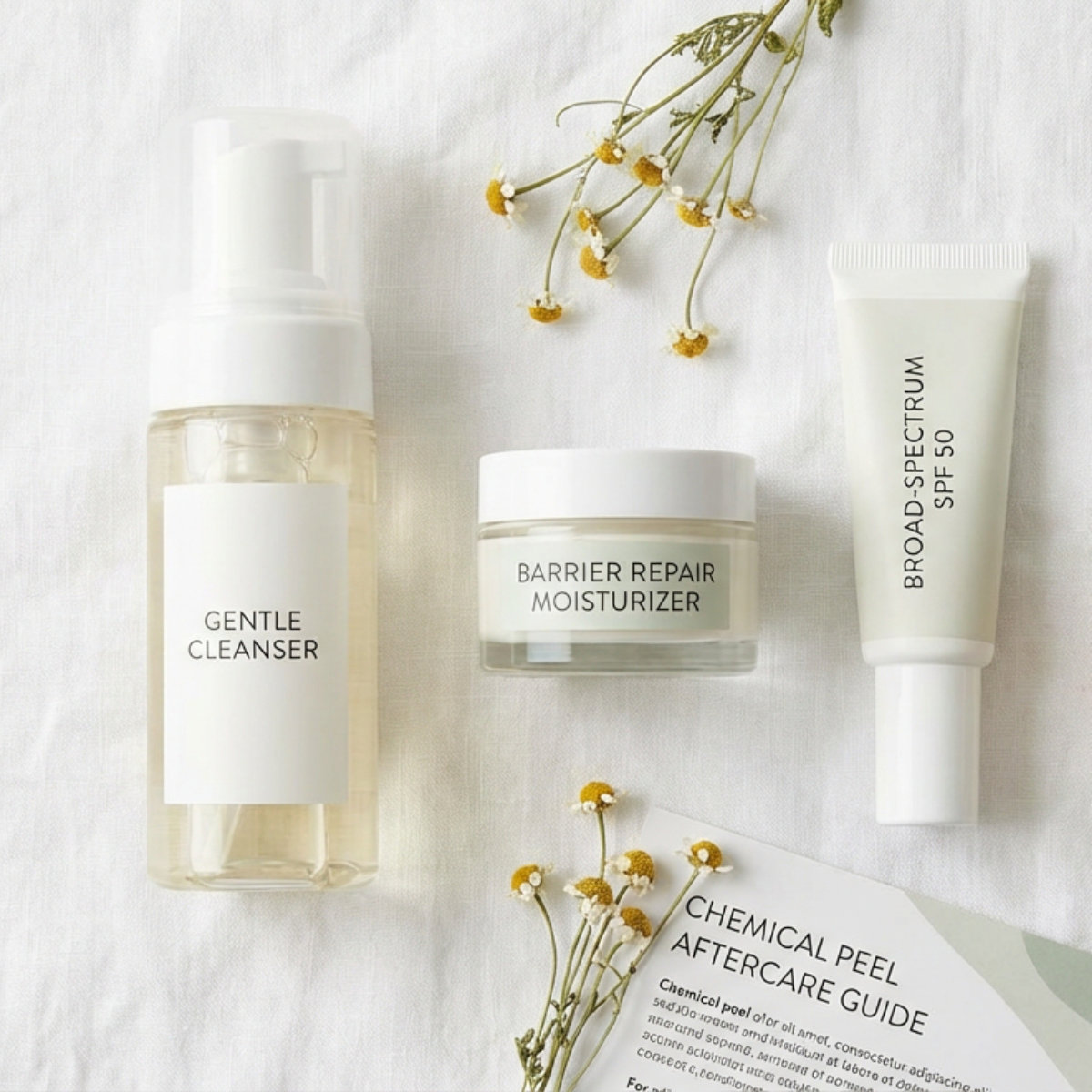 Post-peel aftercare skincare