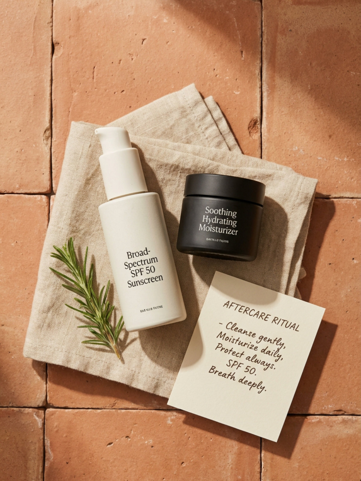 Post-treatment skincare